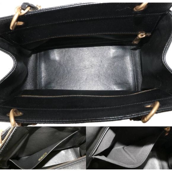 Chanel Caviar Skin Matelasse Chain Shoulder Tote Bag - Picture 8 of 9
